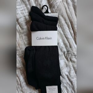 Calvin Klein Men's Black Dress Socks